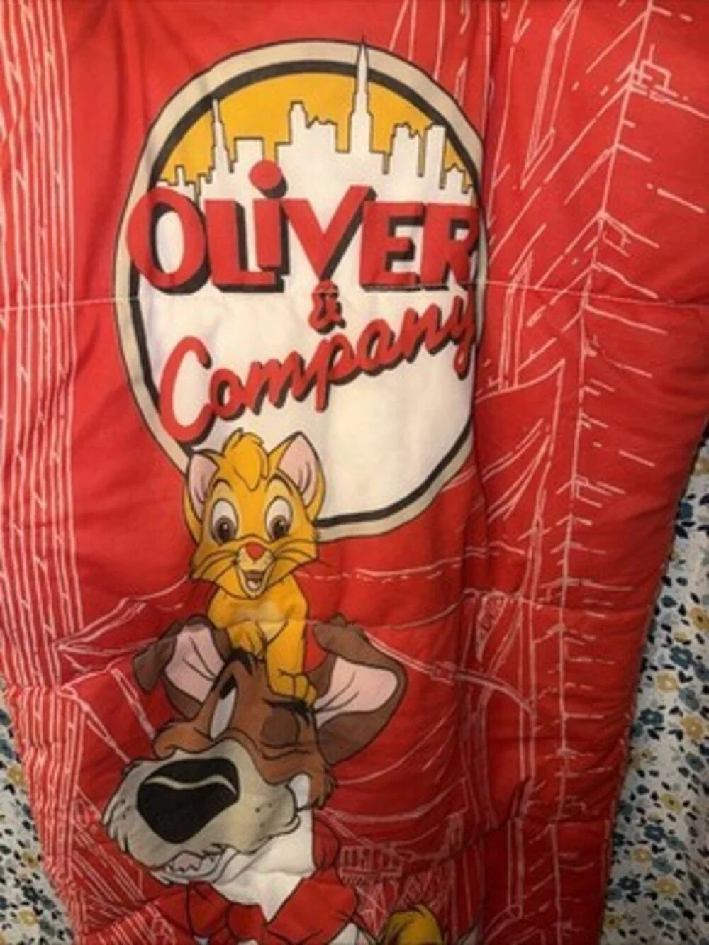 Vintage Oliver And Company Sleeping Bag (Hole On The Bottom) 54’’ X 30’’ Zipped